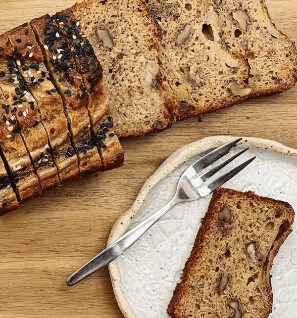 Tahini, Banana and Walnut Bread - Nuts About Life