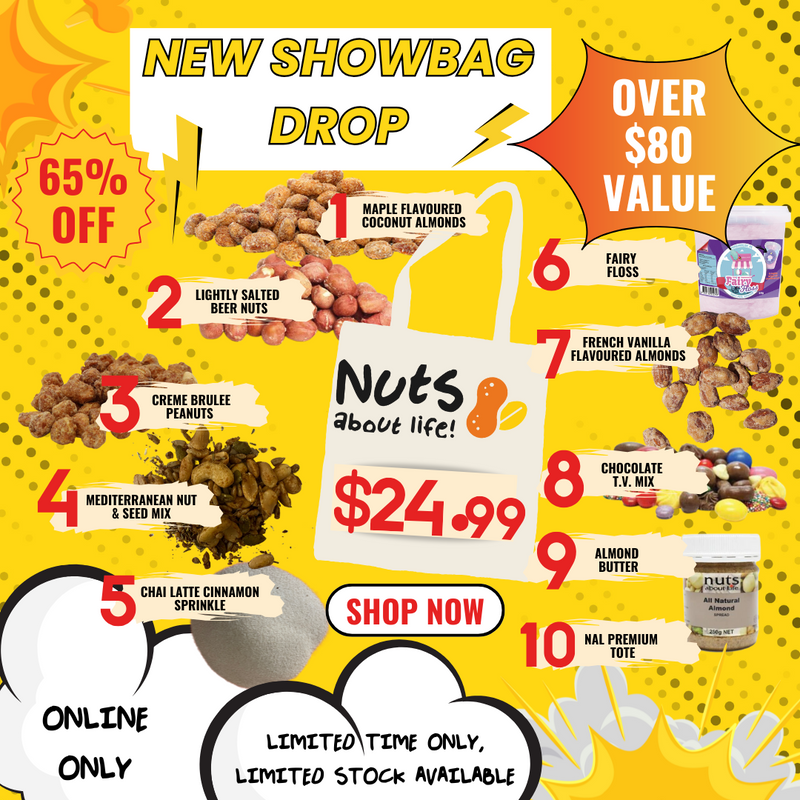 Nuts About Life Savings Spectacular Showbag